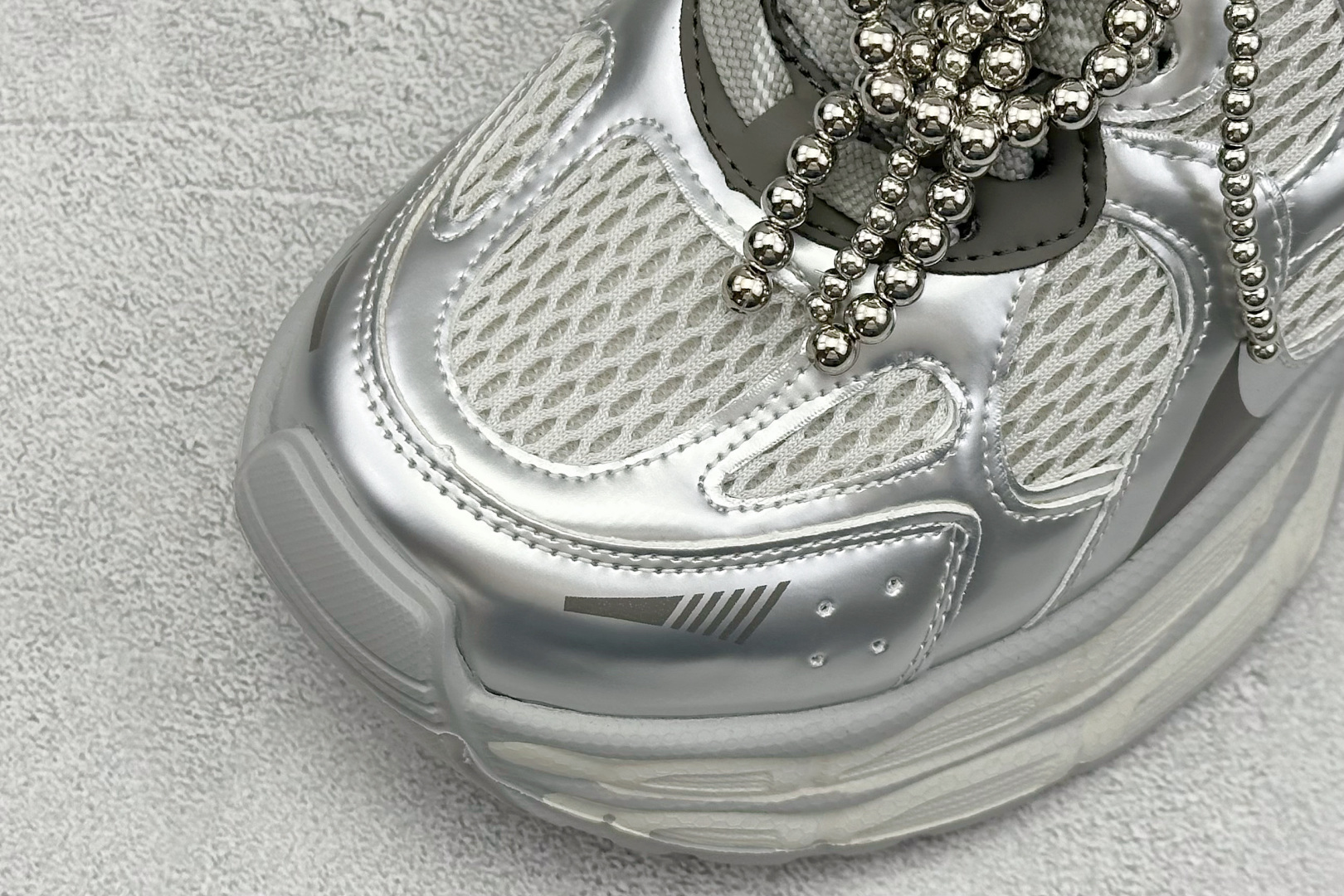 220 GG-CC Chunky Low珍珠休闲运动厚底增高老爹鞋