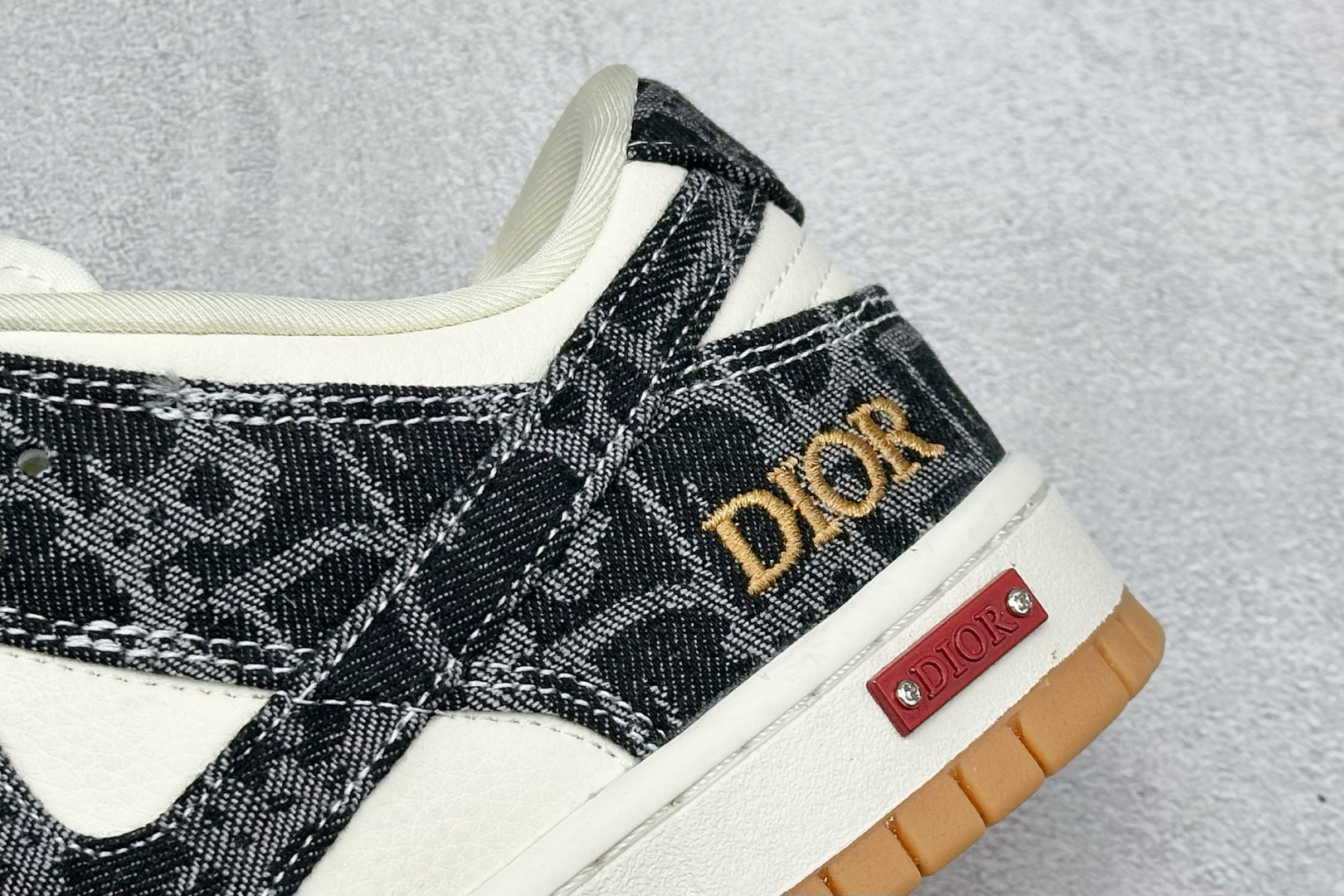 SC版Nike SB Dunk Low 迪奥联名 墨纹牛仔 高端定制 低帮休闲板鞋 SD6688-001