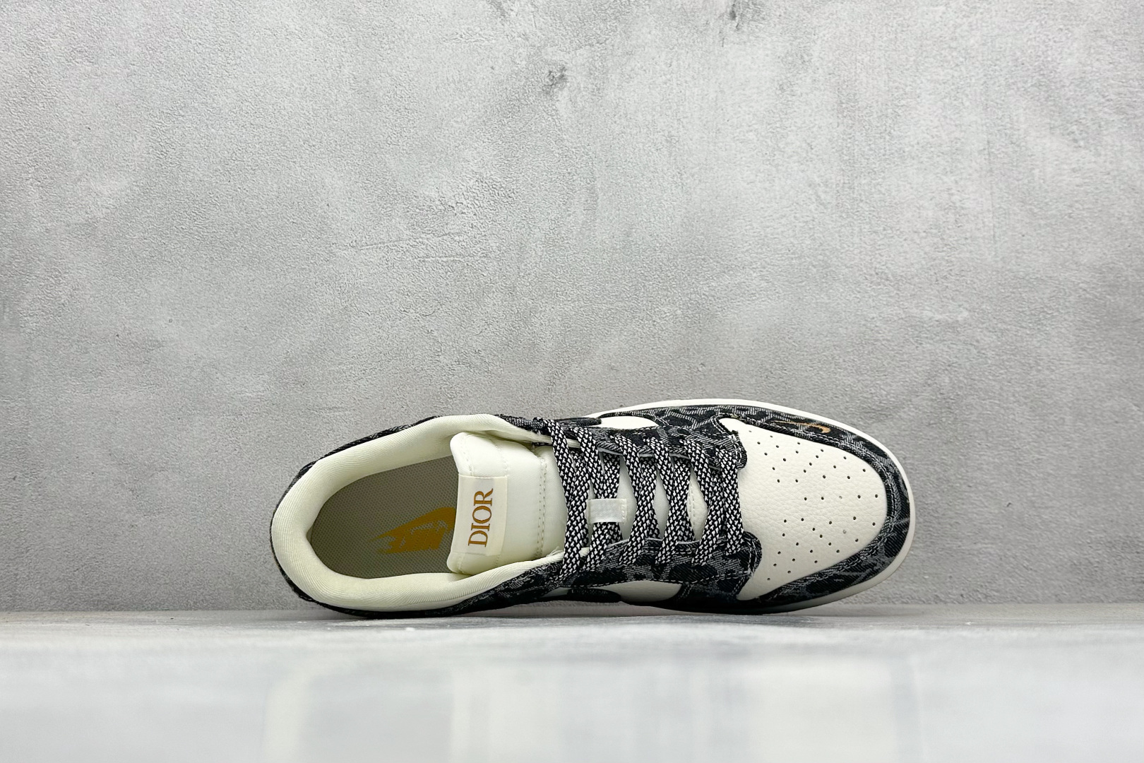 SC版Nike SB Dunk Low 迪奥联名 墨纹牛仔 高端定制 低帮休闲板鞋 SD6688-001