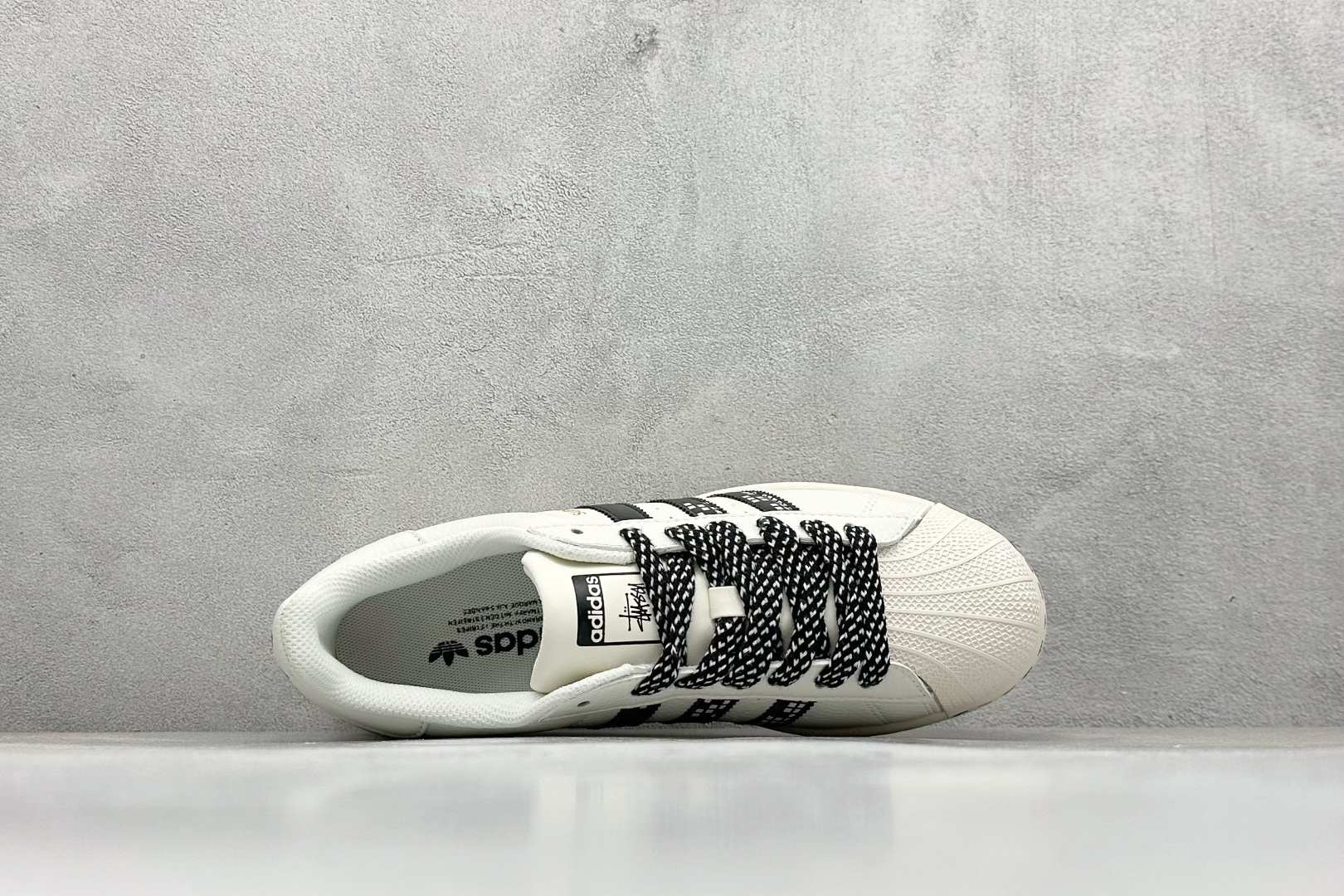 220 AD Originals Superstar x Stussy 白黑 SD6816