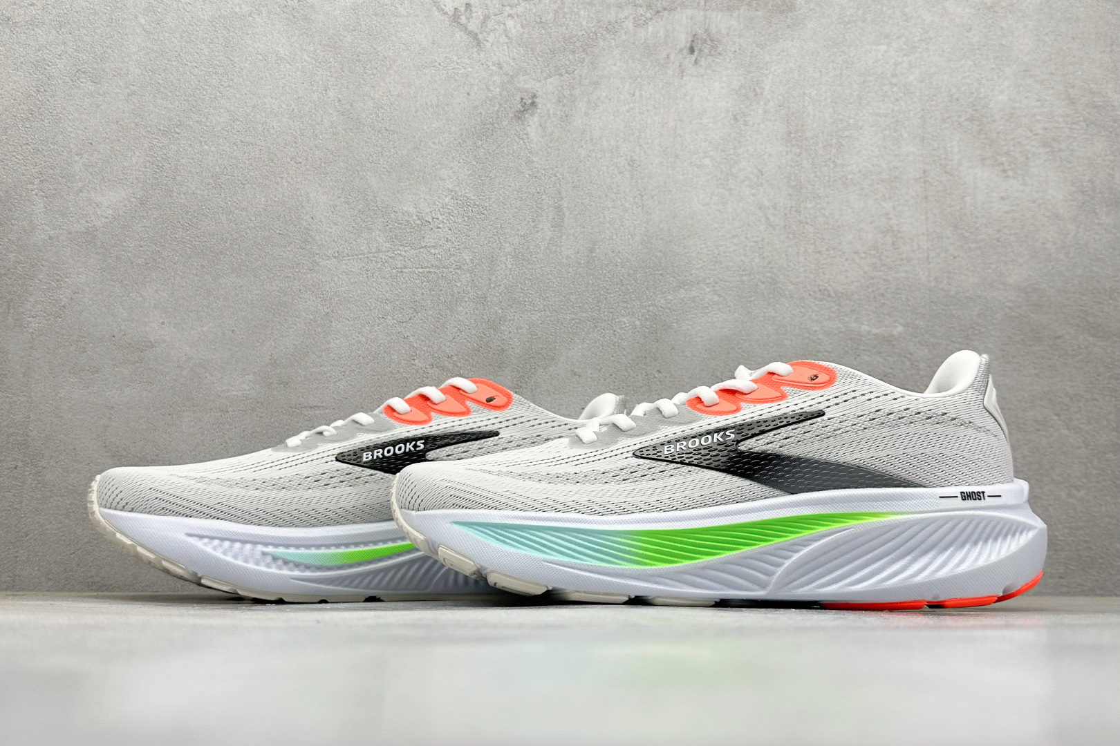 180 CK版Brooks布鲁克斯 Gho 17 网面时尚 网布耐磨透气低帮休闲跑步鞋 110442 1D 112