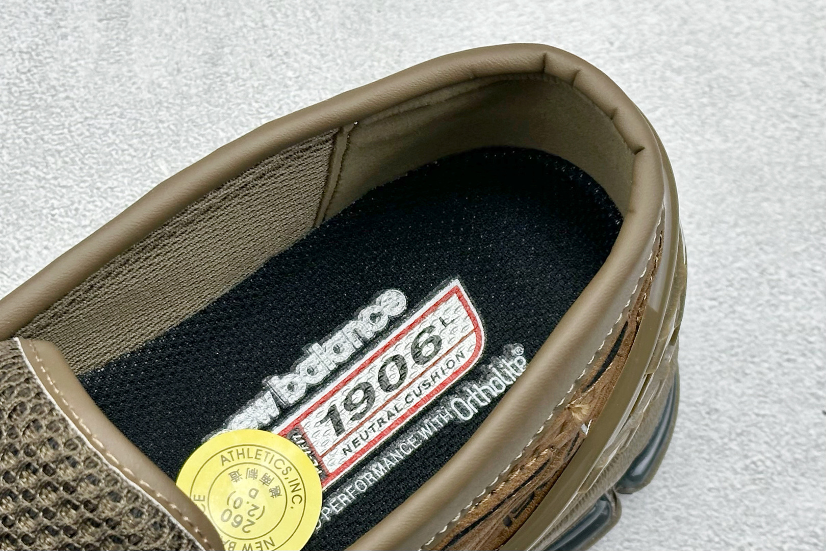 190 RA版 New Balance 1906一脚蹬 减震防滑耐磨 低帮 生活休闲鞋 U1906LNV