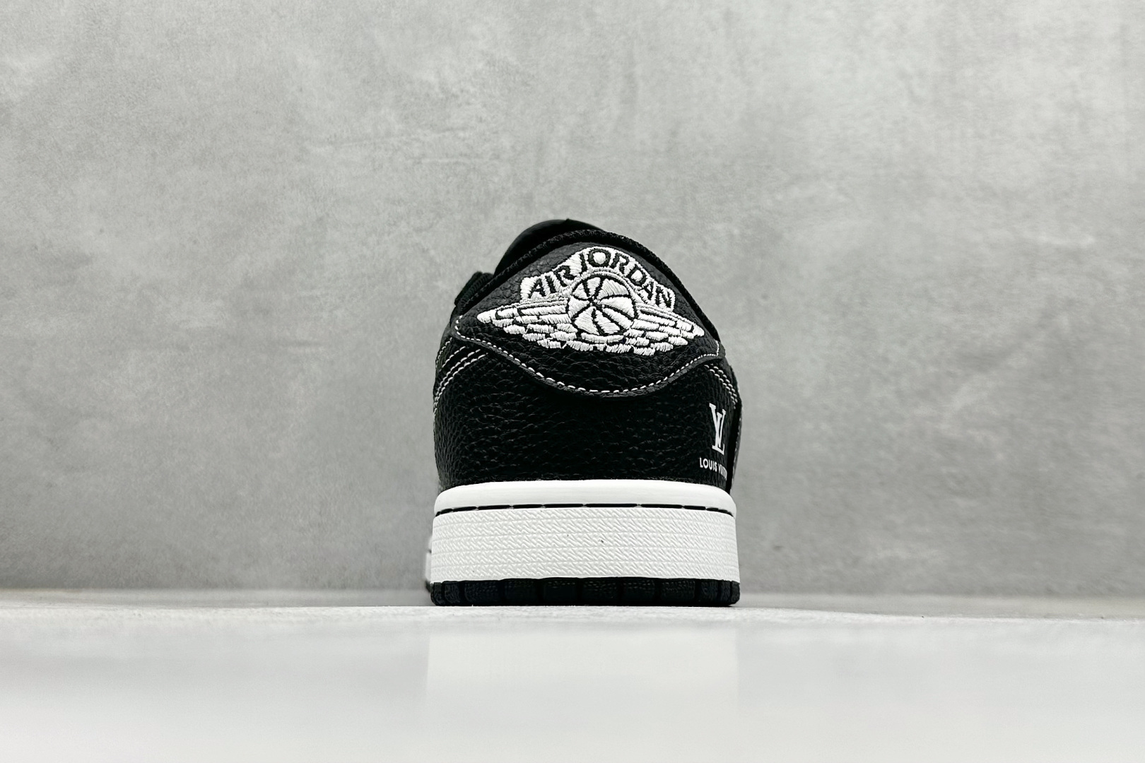 XC版Travis Scott x Fragment Design x Air Jordan 1 Low SP AJ1 乔1 LV联名 黑方格荔纹 低帮文化休闲板鞋 DZ5899-008