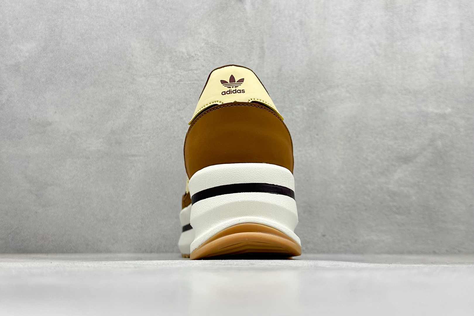 200 Adidas Originals SL 72 Stack Shoes 阿迪条纹撞色厚底低帮生活休闲鞋 JQ6420