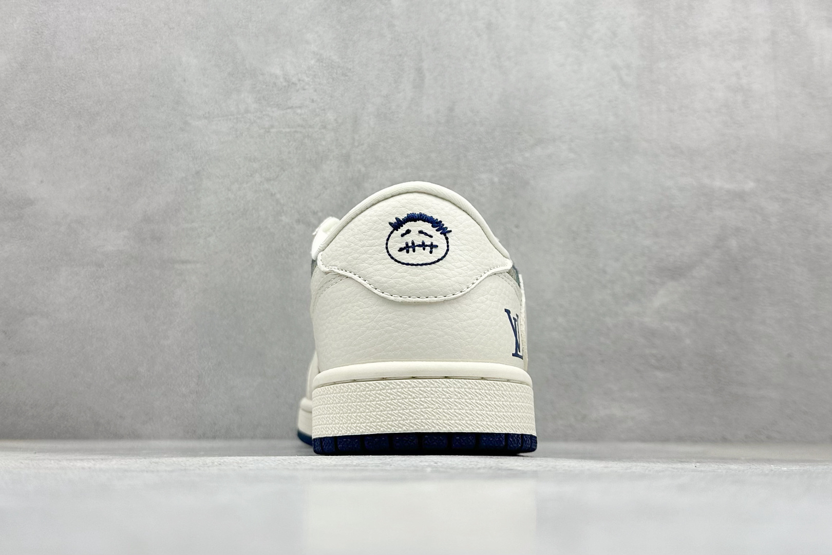 SC版Travis Scott x Fragment Design x Air Jordan 1 Low SP AJ1 乔1 LV联名 白青牛仔 低帮文化休闲板鞋 LD2028-044