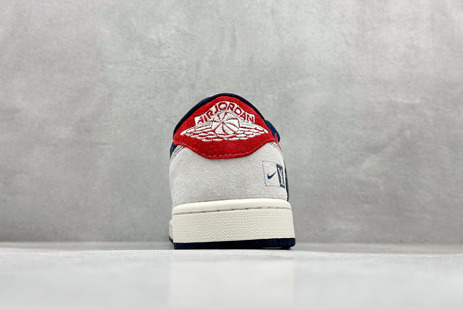 XC版Travis Scott x Fragment Design x Air Jordan 1 Low SP AJ1 乔1 LV联名 猪八蓝勾织标 低帮文化休闲板鞋 CX5050-Y15