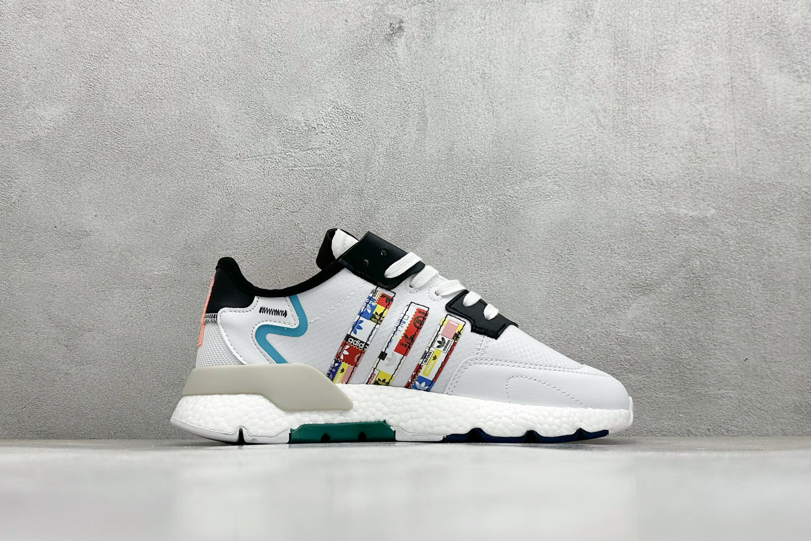 170 AD Originals Nite Jogger 三叶草夜行者复古休闲跑步鞋 FX3811