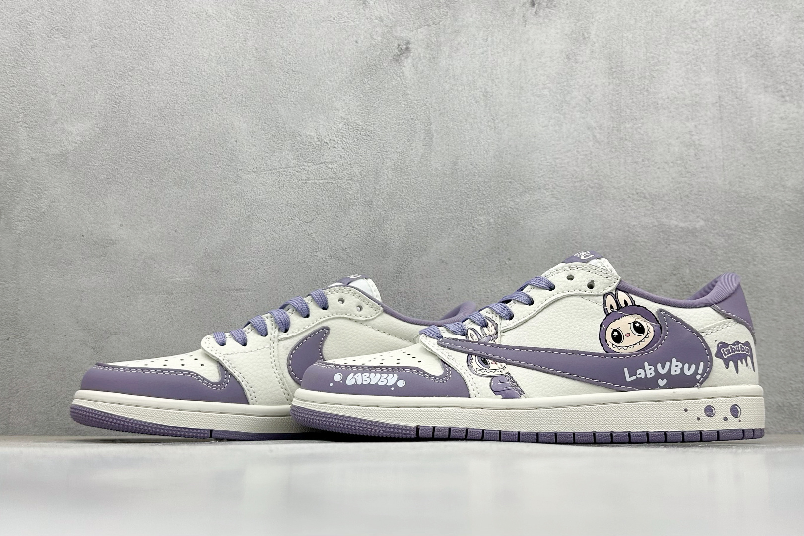 Travis Scott x Fragment Design x Jordan Air Jordan 1 Low SP “白紫拉布布” JW1188-164