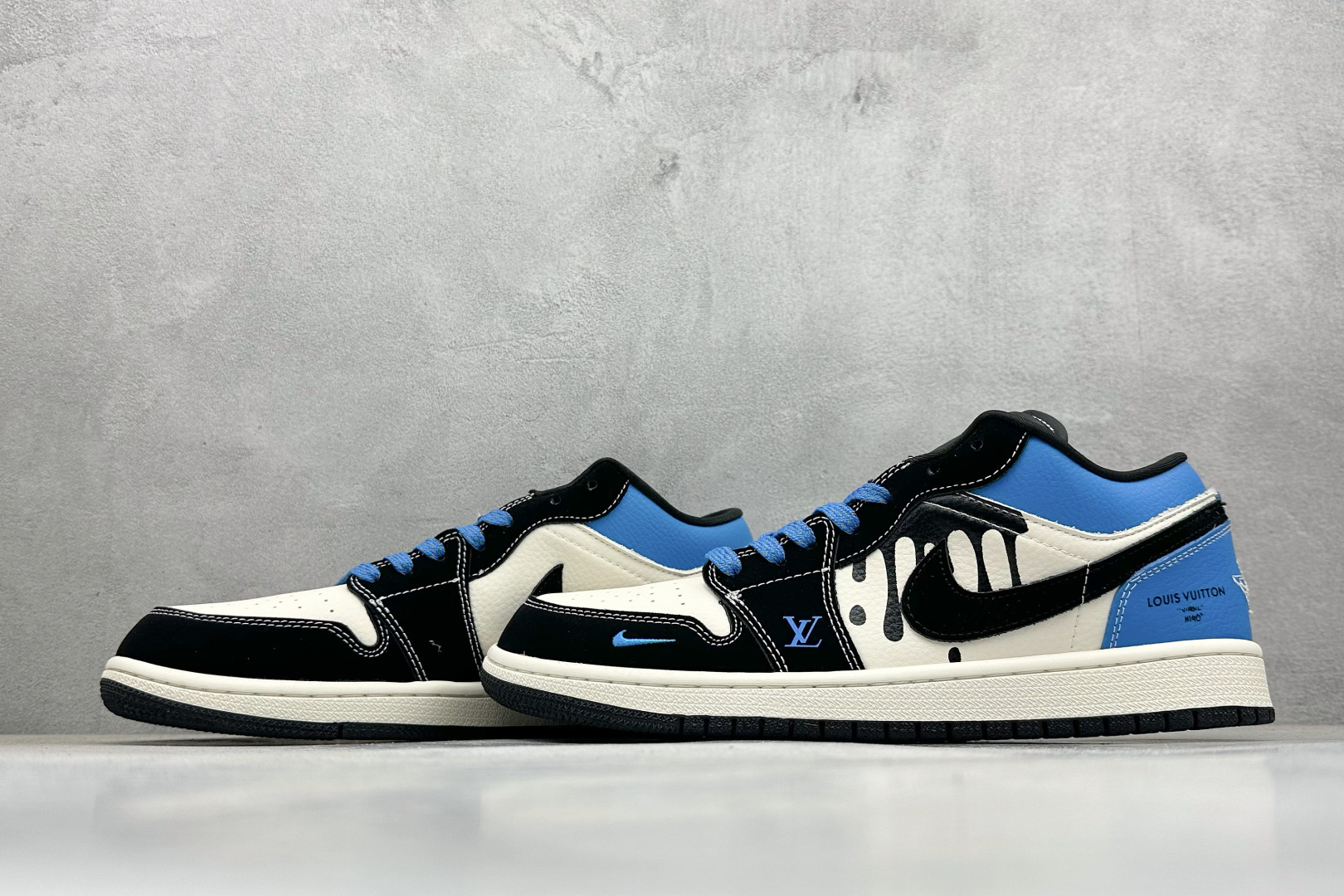 Air Jordan 1 Low LV联名 高端定制 低帮复古篮球鞋 QJ2025-001