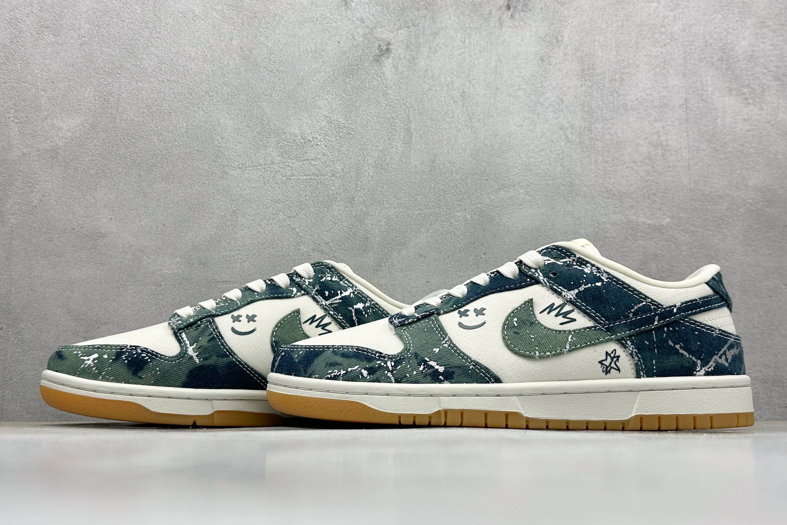 SC版Nike SB Dunk Low 军绿织布 高端定制 低帮休闲板鞋 SC0601-464