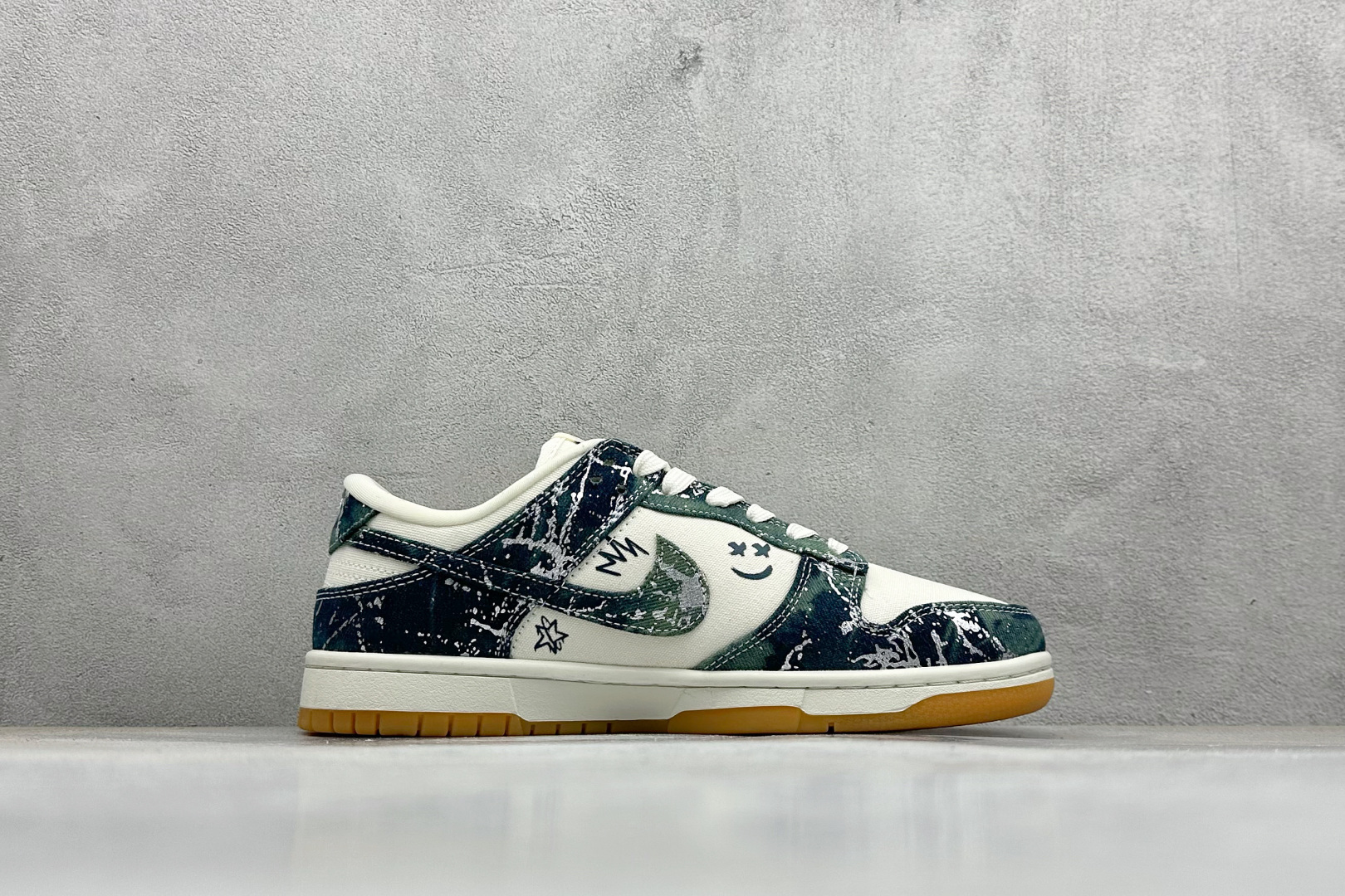 SC版Nike SB Dunk Low 军绿织布 高端定制 低帮休闲板鞋 SC0601-464