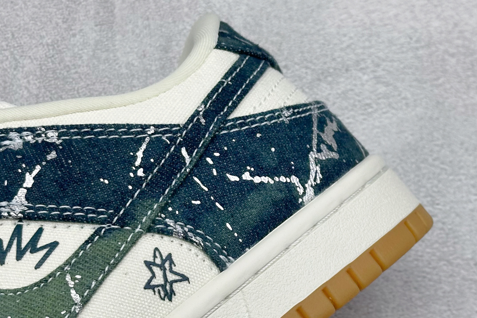 SC版Nike SB Dunk Low 军绿织布 高端定制 低帮休闲板鞋 SC0601-464