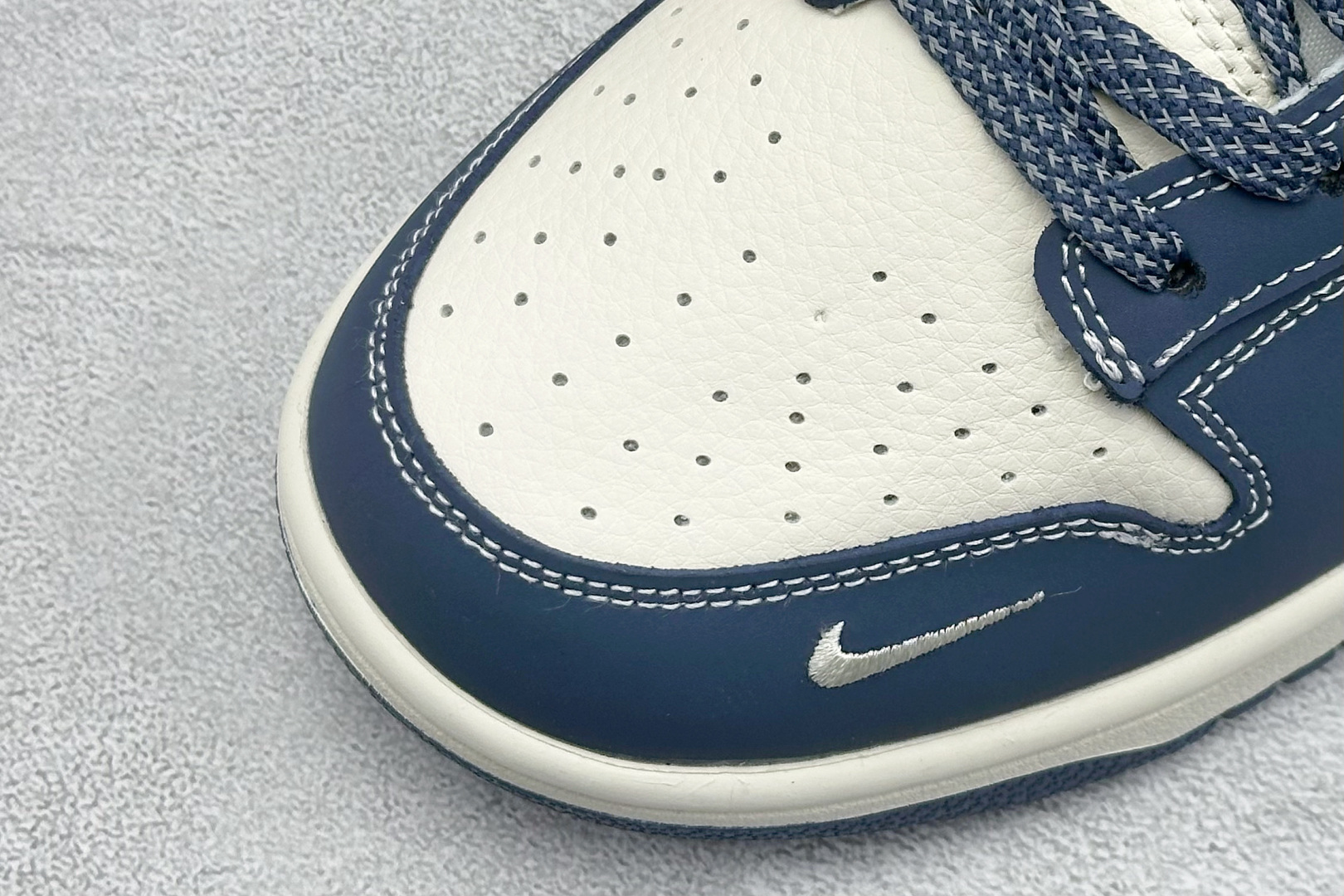 XC版Nike SB Dunk Low“ 北面联名——水墨蓝” 周年高端定制 低帮休闲板鞋 DG2025-003