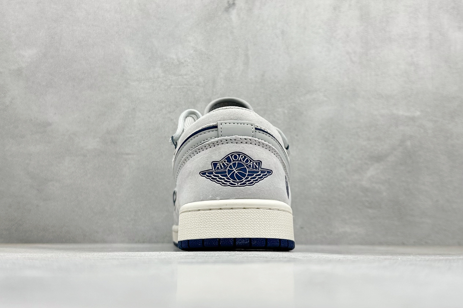 福利特价 Air Jordan 1 Low AJ1 乔1 Bape联名-灰蓝抽绳 高端定制 低帮复古篮球