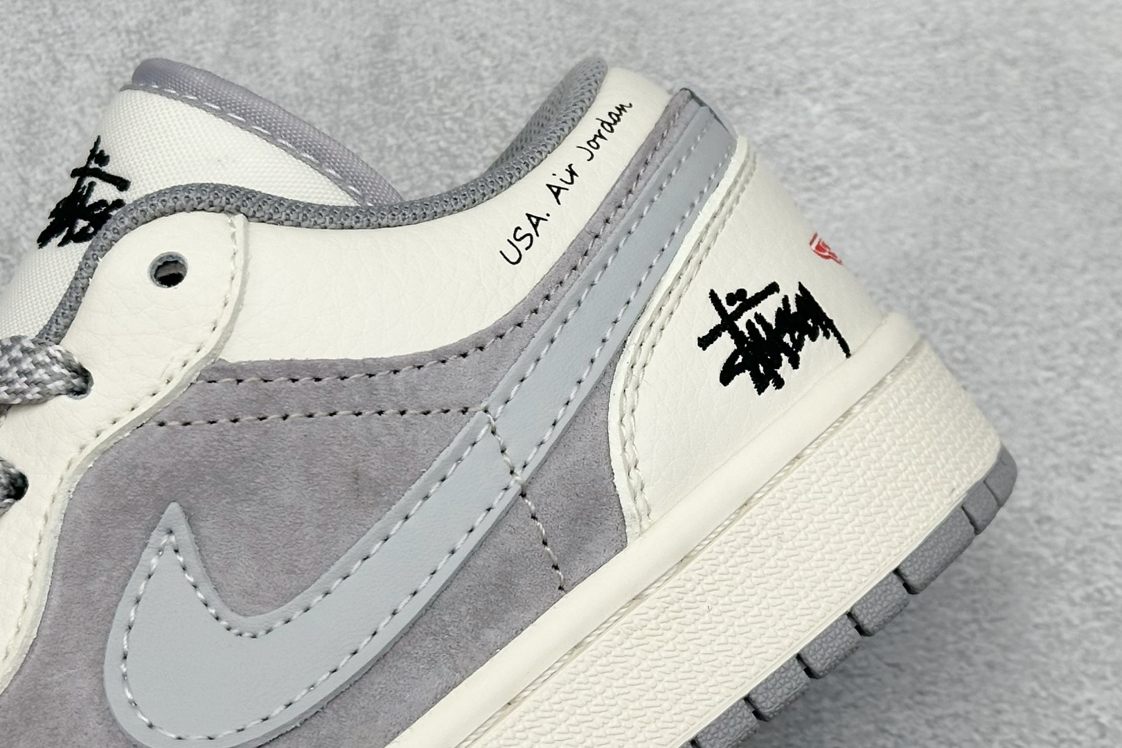 福利特价 Air Jordan 1 Low 斯图西联名 高端定制 低帮复古篮球鞋#定制鞋盒 大厂纯原品质