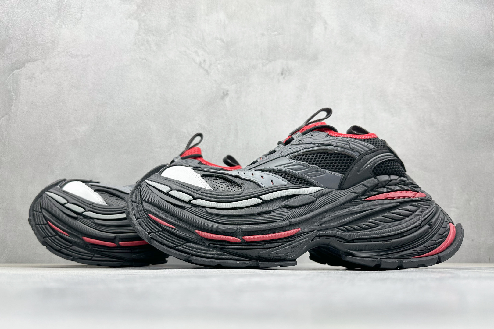 400 OK版Balenciaga巴黎世家 Platfo 厚底系带 老爹鞋 17代黑白红 灰红 821137 WPLTF 0325