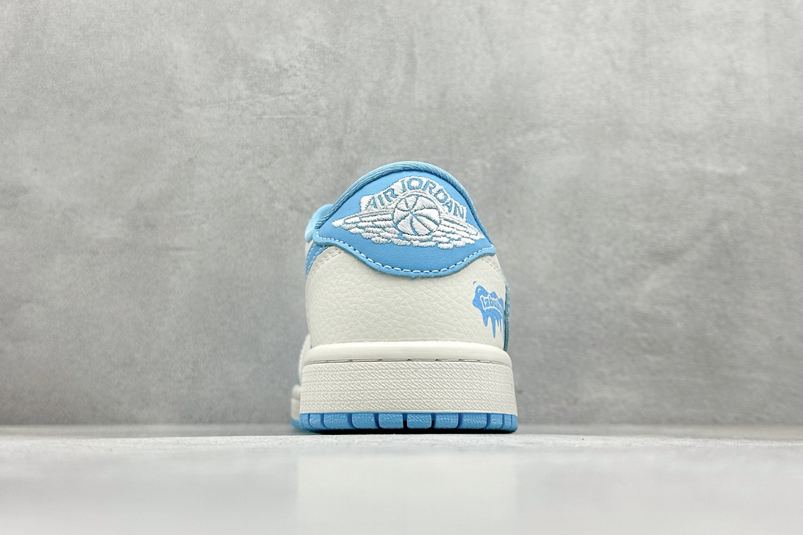 Travis Scott x Fragment Design x Air Jordan 1 Low SP AJ1 乔1 米蓝色 低帮文化休闲板鞋 JW1188-165