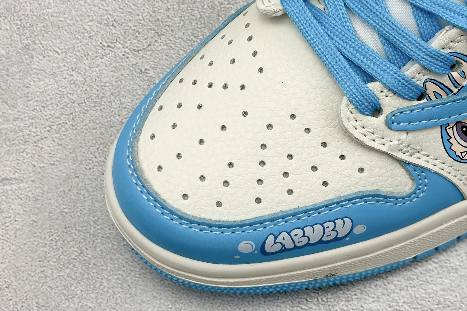 Travis Scott x Fragment Design x Air Jordan 1 Low SP AJ1 乔1 米蓝色 低帮文化休闲板鞋 JW1188-165