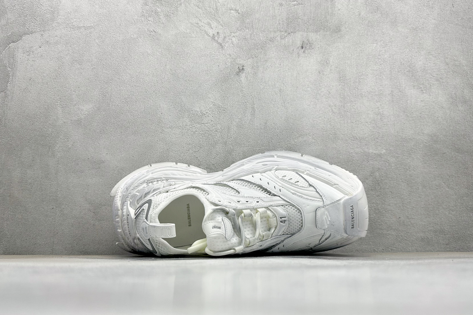 400 OK版Balenciaga巴黎世家 Platfo 厚底系带 老爹鞋 821137 WPLTF 0101