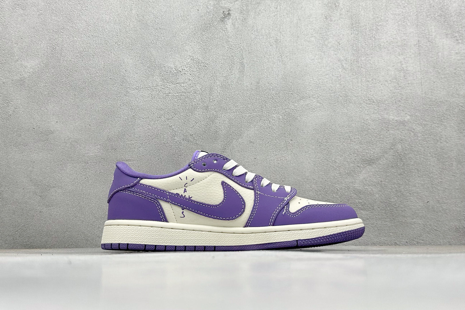 Travis Scott x Fragment Design x Jordan Air Jordan 1 Low SP “白紫拉布布” DD7866-113
