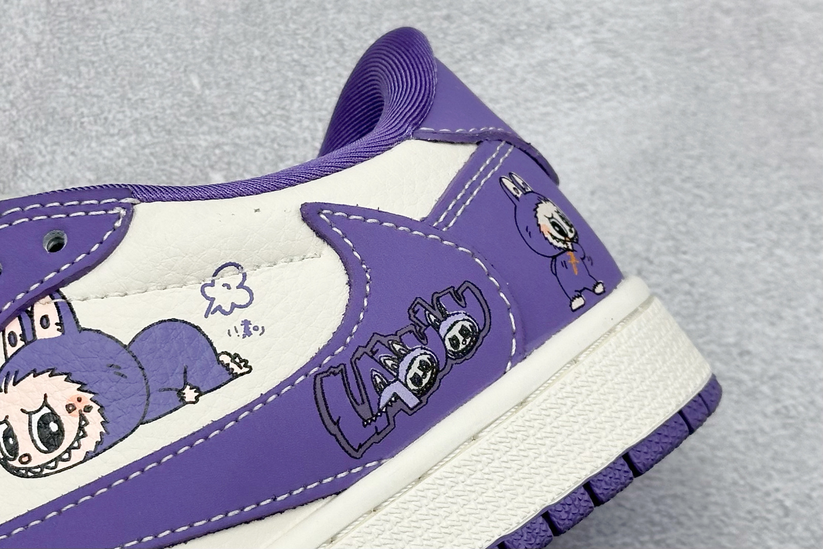 Travis Scott x Fragment Design x Jordan Air Jordan 1 Low SP “白紫拉布布” DD7866-113