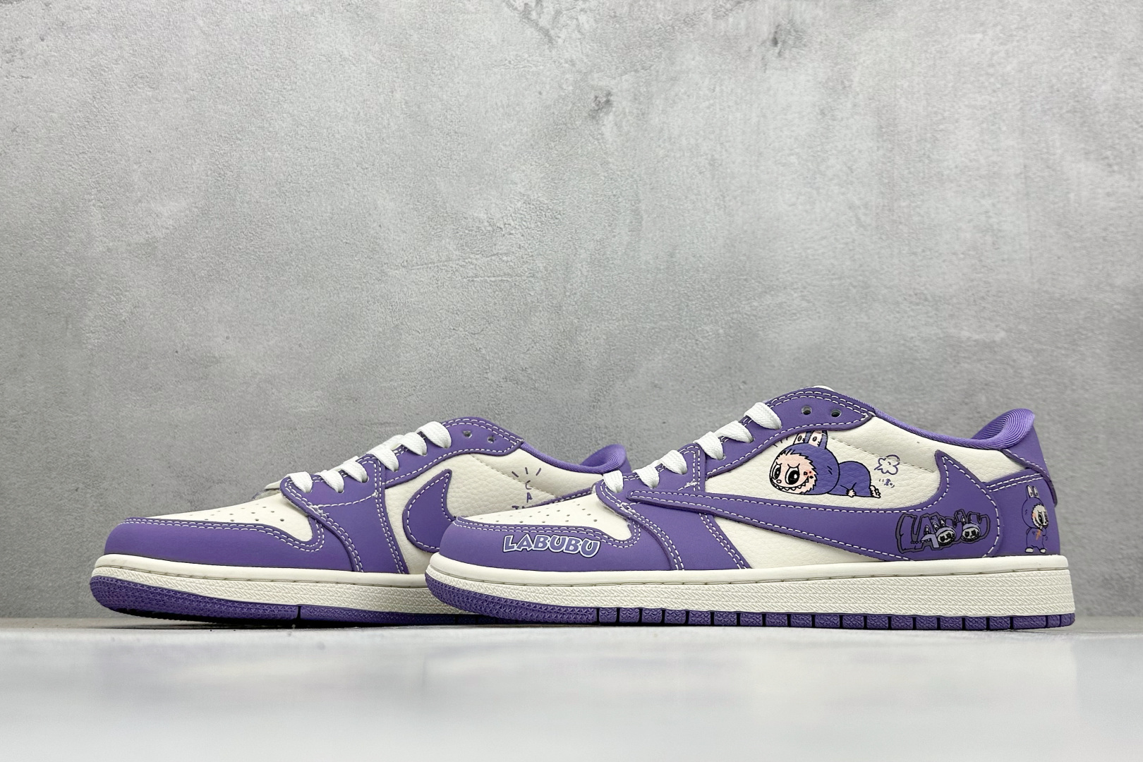 Travis Scott x Fragment Design x Jordan Air Jordan 1 Low SP “白紫拉布布” DD7866-113