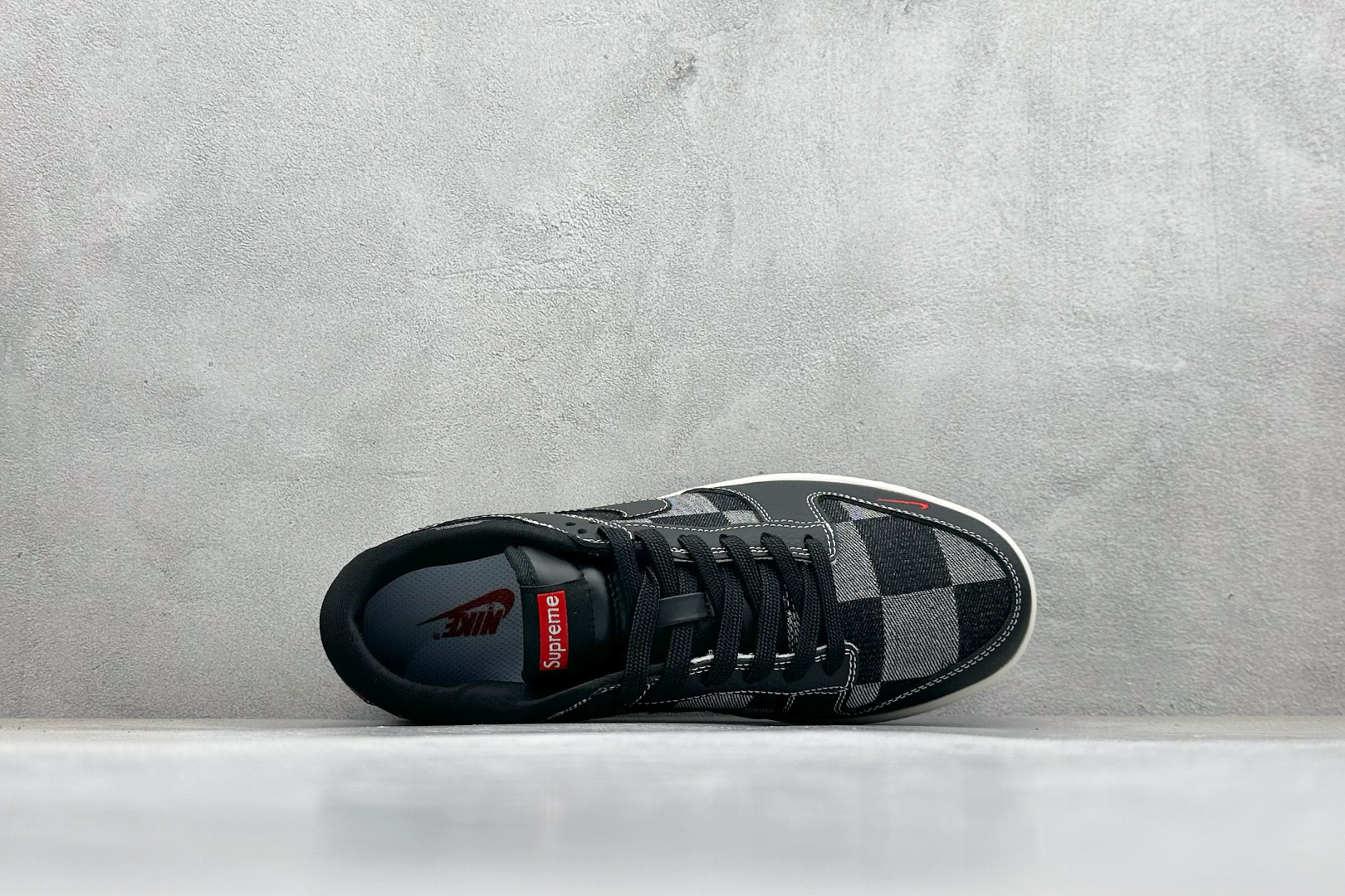 SC版Nike SB Dunk Low Sup联名 黑灰格调 高端定制 低帮休闲板鞋 SC0601-462