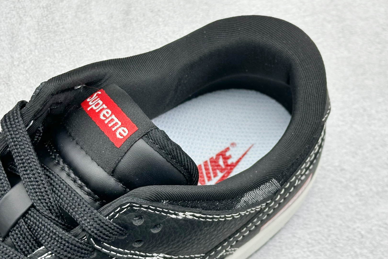 SC版Nike SB Dunk Low Sup联名 黑灰格调 高端定制 低帮休闲板鞋 SC0601-462