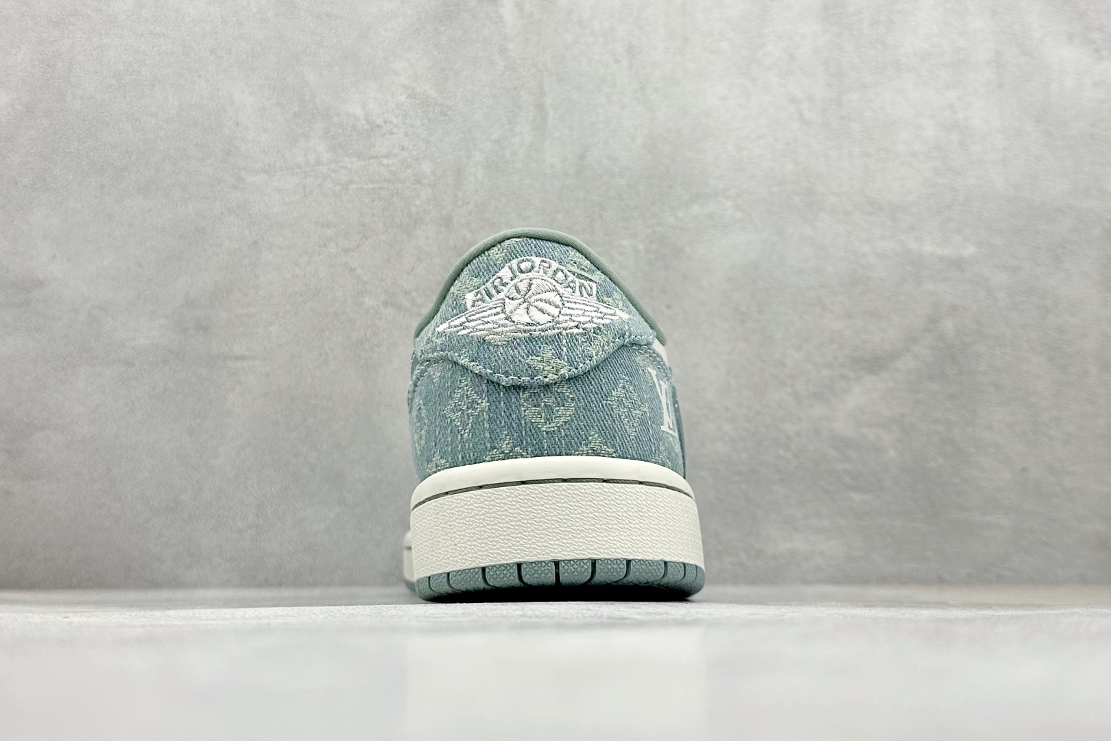 SC版Travis Scott x Fragment Design x Air Jordan 1 Low SP AJ1 乔1 LV联名 青色牛仔 低帮文化休闲板鞋 SC0601-057