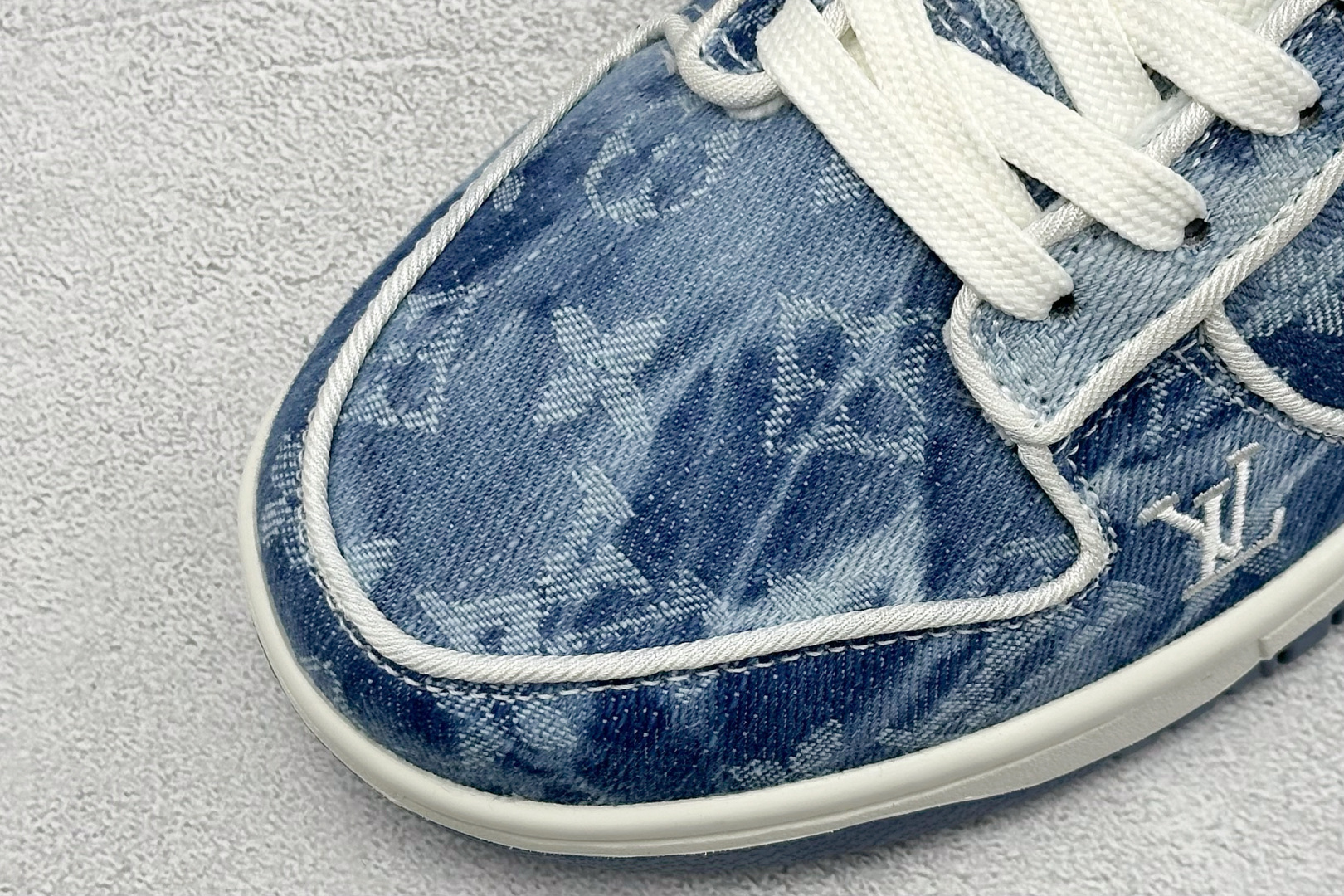 SC版Nike SB Dunk Low LV联名 淡蓝牛仔 周年高端定制 低帮休闲板鞋 SC0601-468