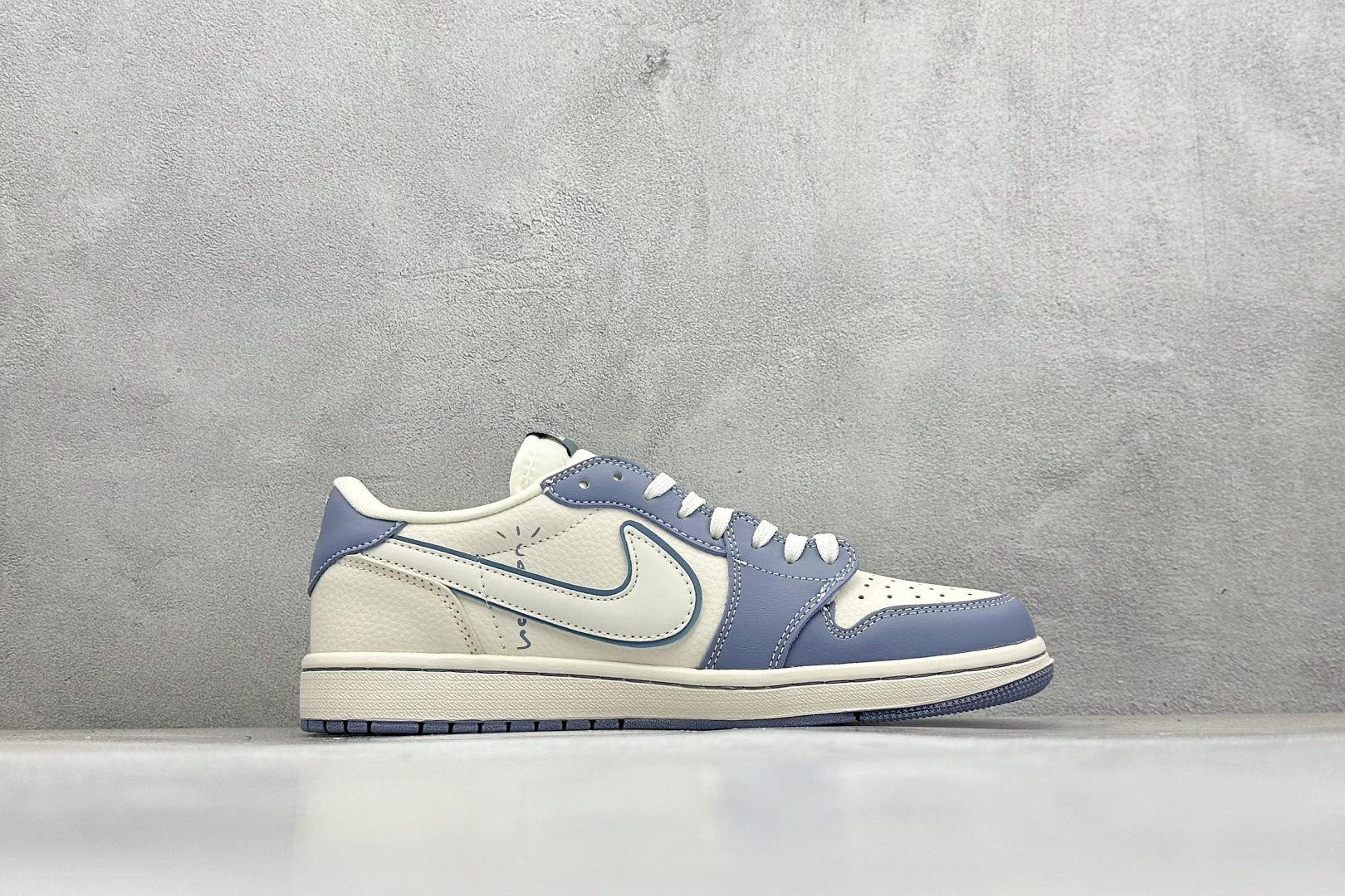 280 XC版Travis Scott x Fragment Design x Jordan Air Jordan 1 Low SP “灰蓝泼墨拉布布” DZ5899-018