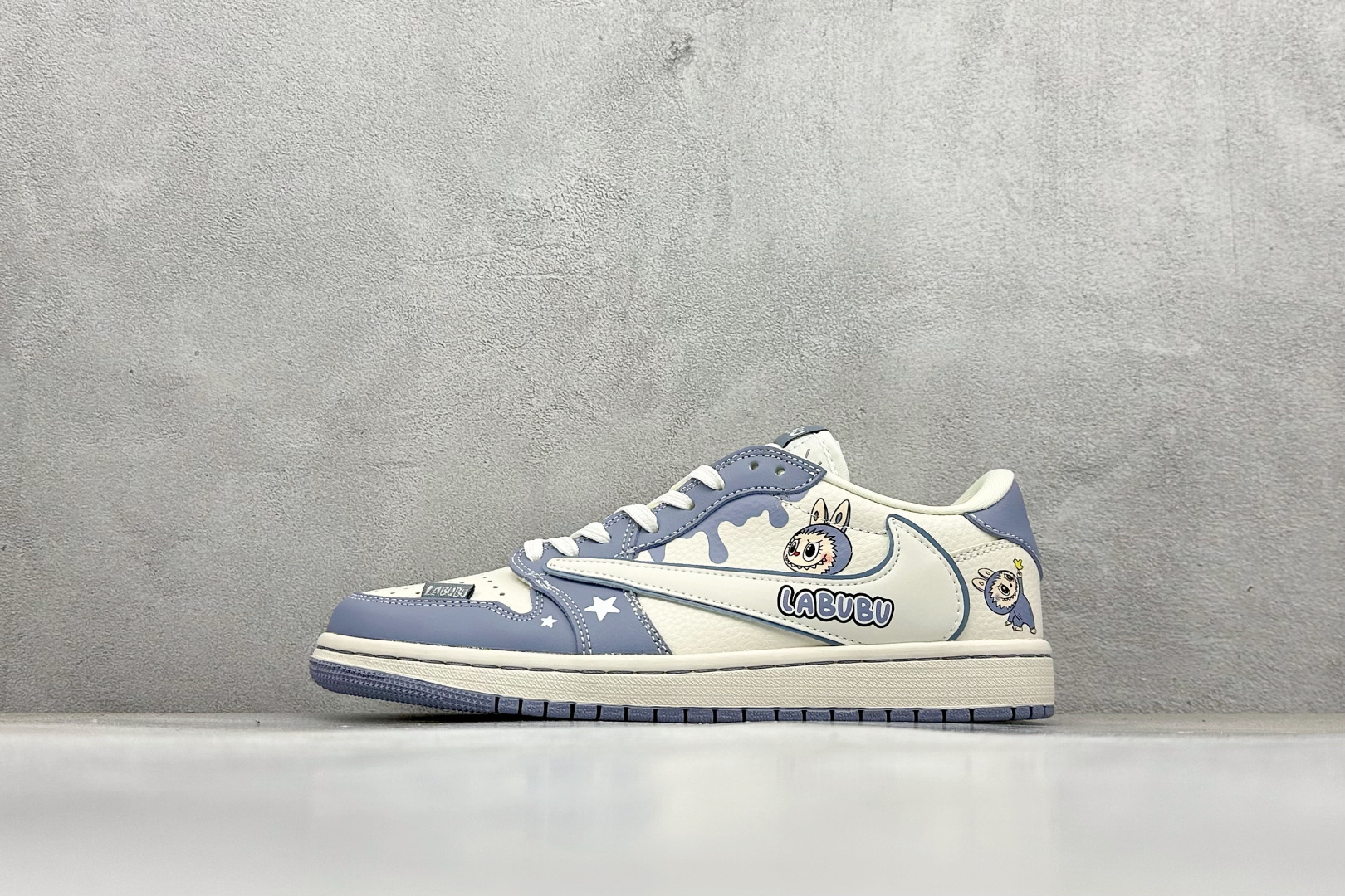280 XC版Travis Scott x Fragment Design x Jordan Air Jordan 1 Low SP “灰蓝泼墨拉布布” DZ5899-018