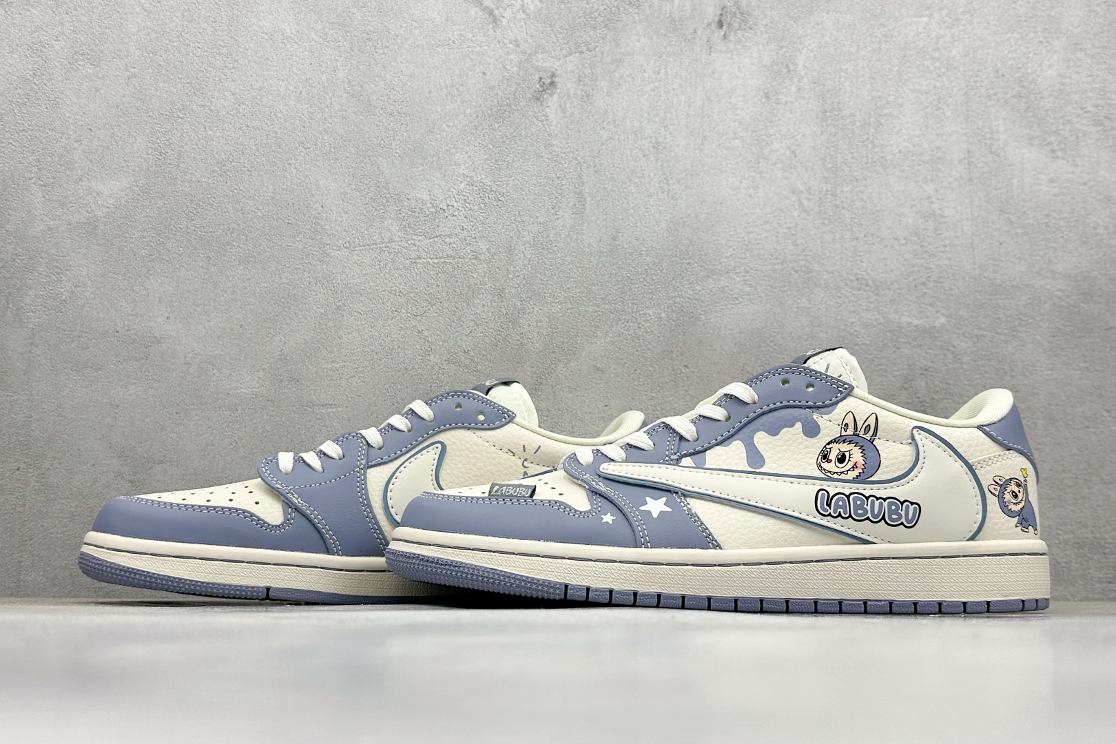 280 XC版Travis Scott x Fragment Design x Jordan Air Jordan 1 Low SP “灰蓝泼墨拉布布” DZ5899-018