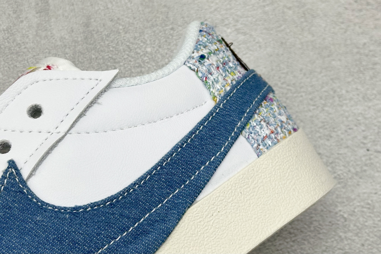 PG版Nike Blazer low 77 JUMBO 开括者大勾低帮休闲板鞋 FJ7741-141