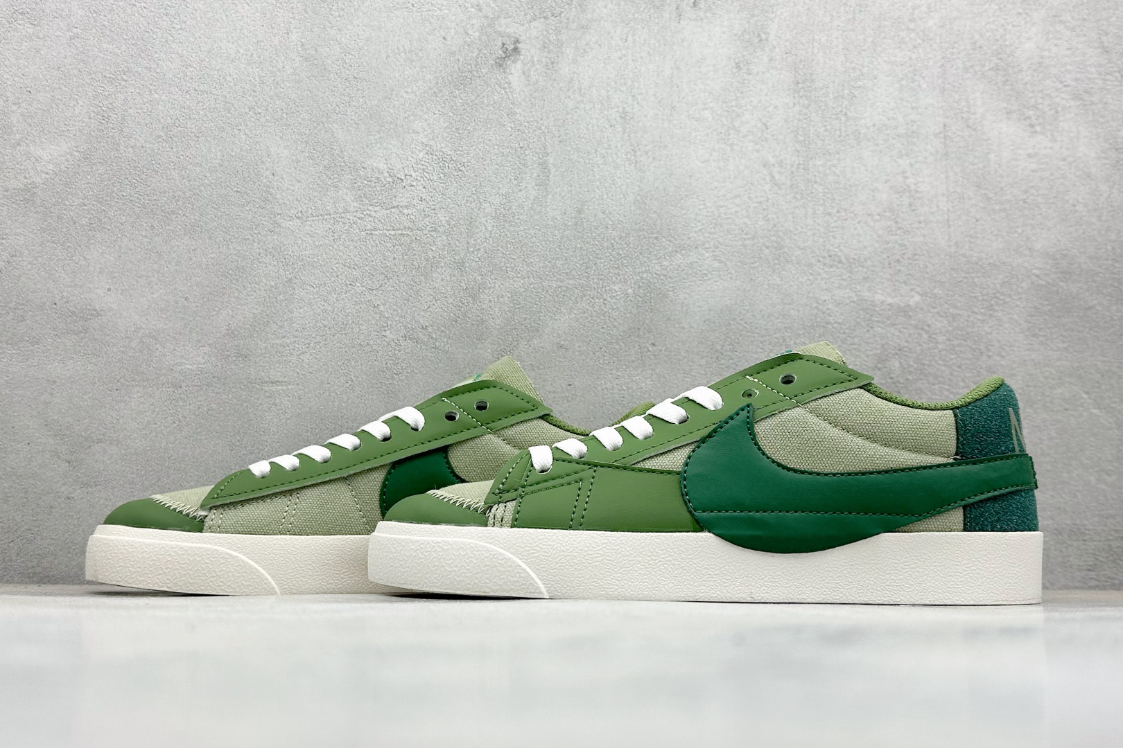 PG版Nike Blazer low 77 JUMBO 开括者大勾低帮休闲板鞋 FJ5468-386