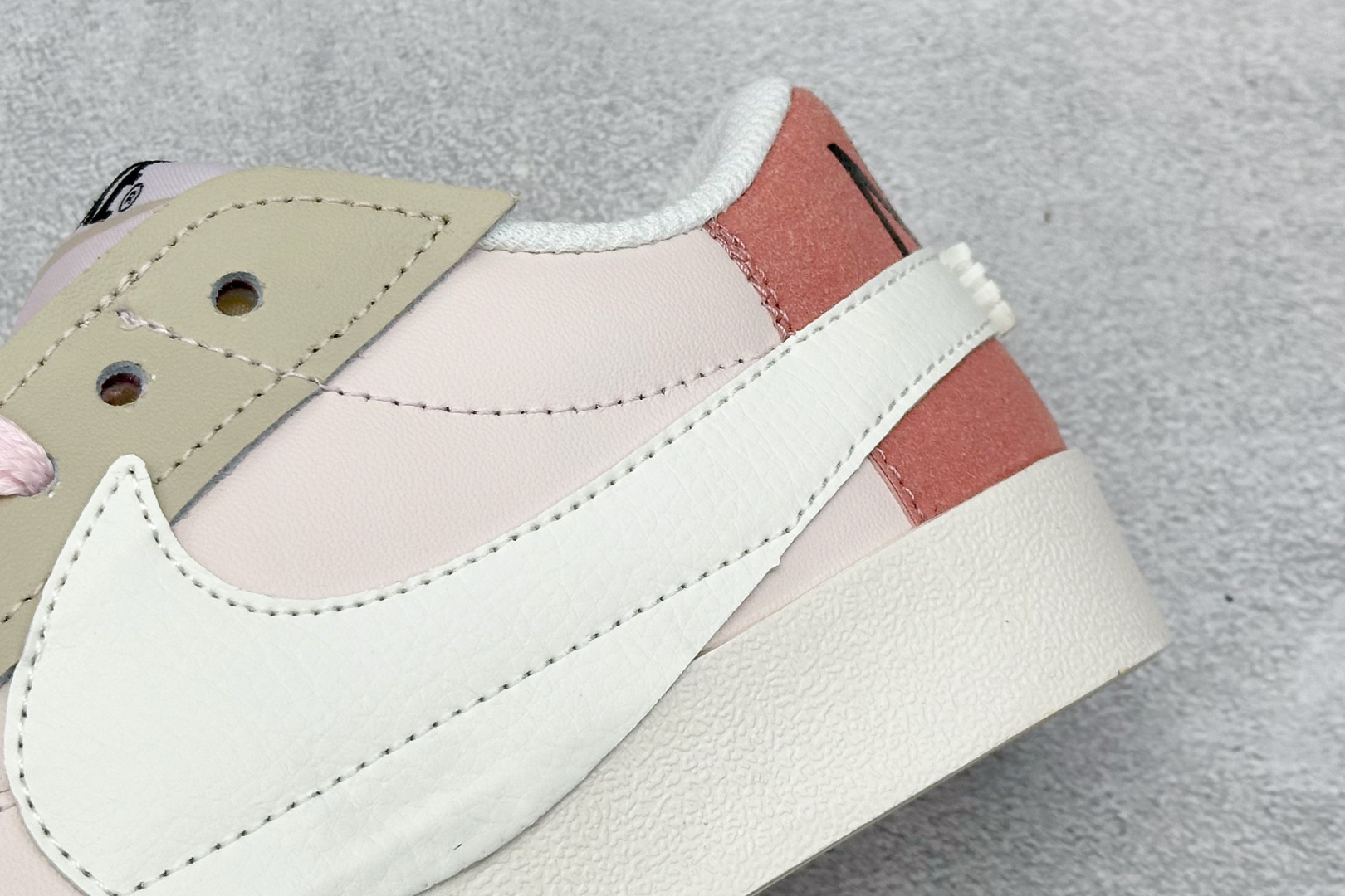 PG版Nike Blazer low 77 JUMBO 开括者大勾低帮休闲板鞋 DQ1470-601