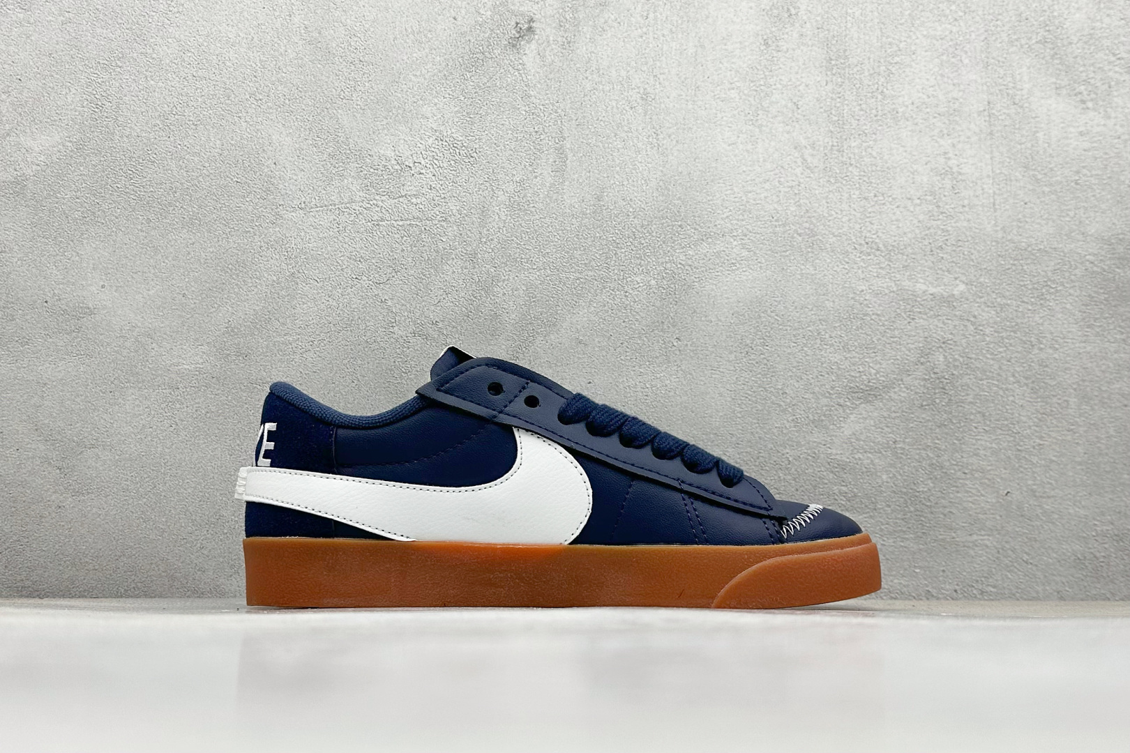 PG版Nike Blazer low 77 JUMBO 开括者大勾低帮休闲板鞋 DQ1470-600