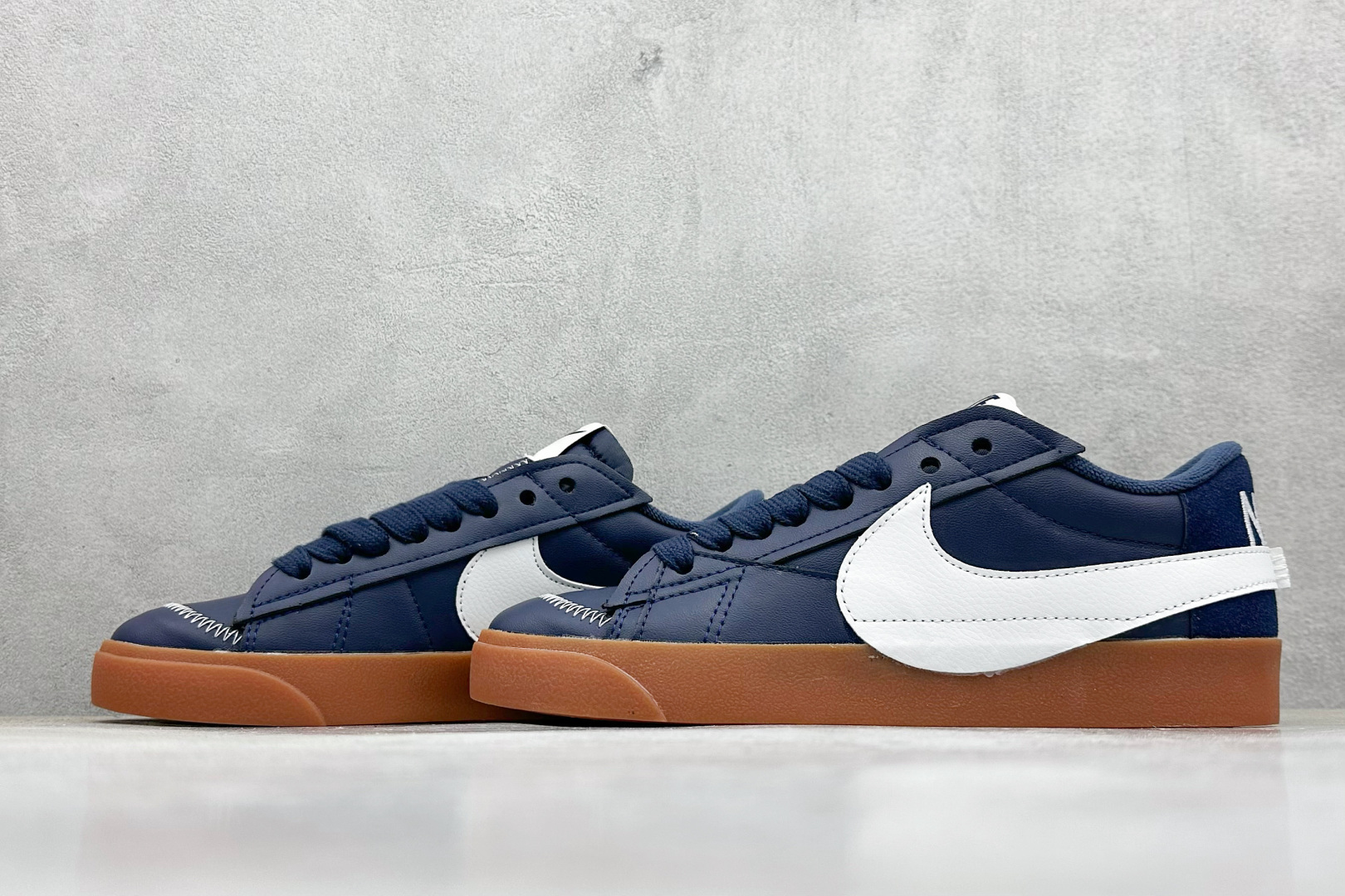 PG版Nike Blazer low 77 JUMBO 开括者大勾低帮休闲板鞋 DQ1470-600