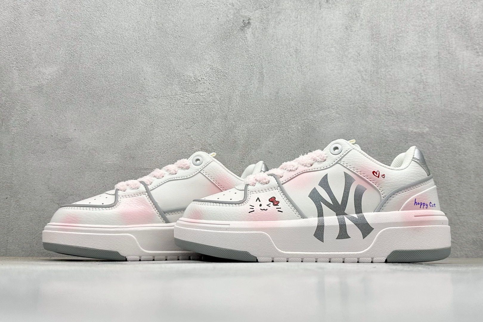 260 MLB NY 印花网红学长鞋 定制涂鸦恶作剧 内增高6cm 3ASXCA12N