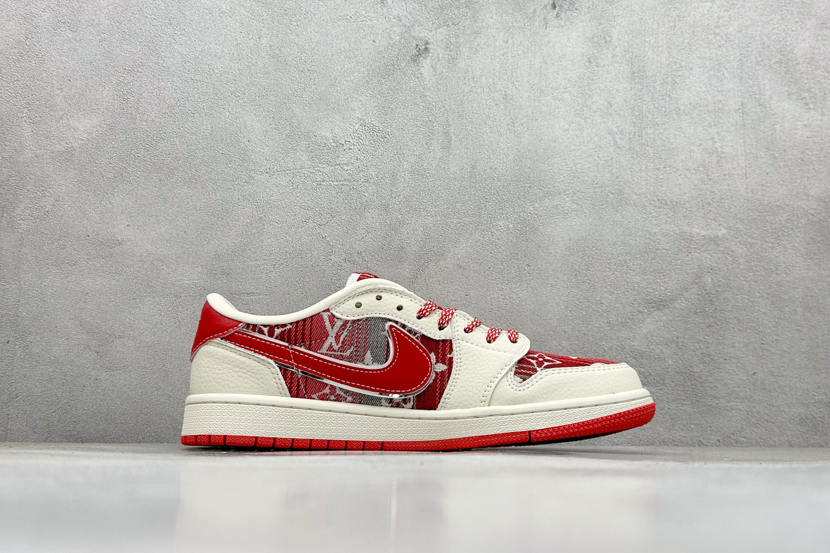Travis Scott x Fragment Design x Jordan Air Jordan 1 Low SP “路易威登LV联名—立体LV印花” XS2025-067