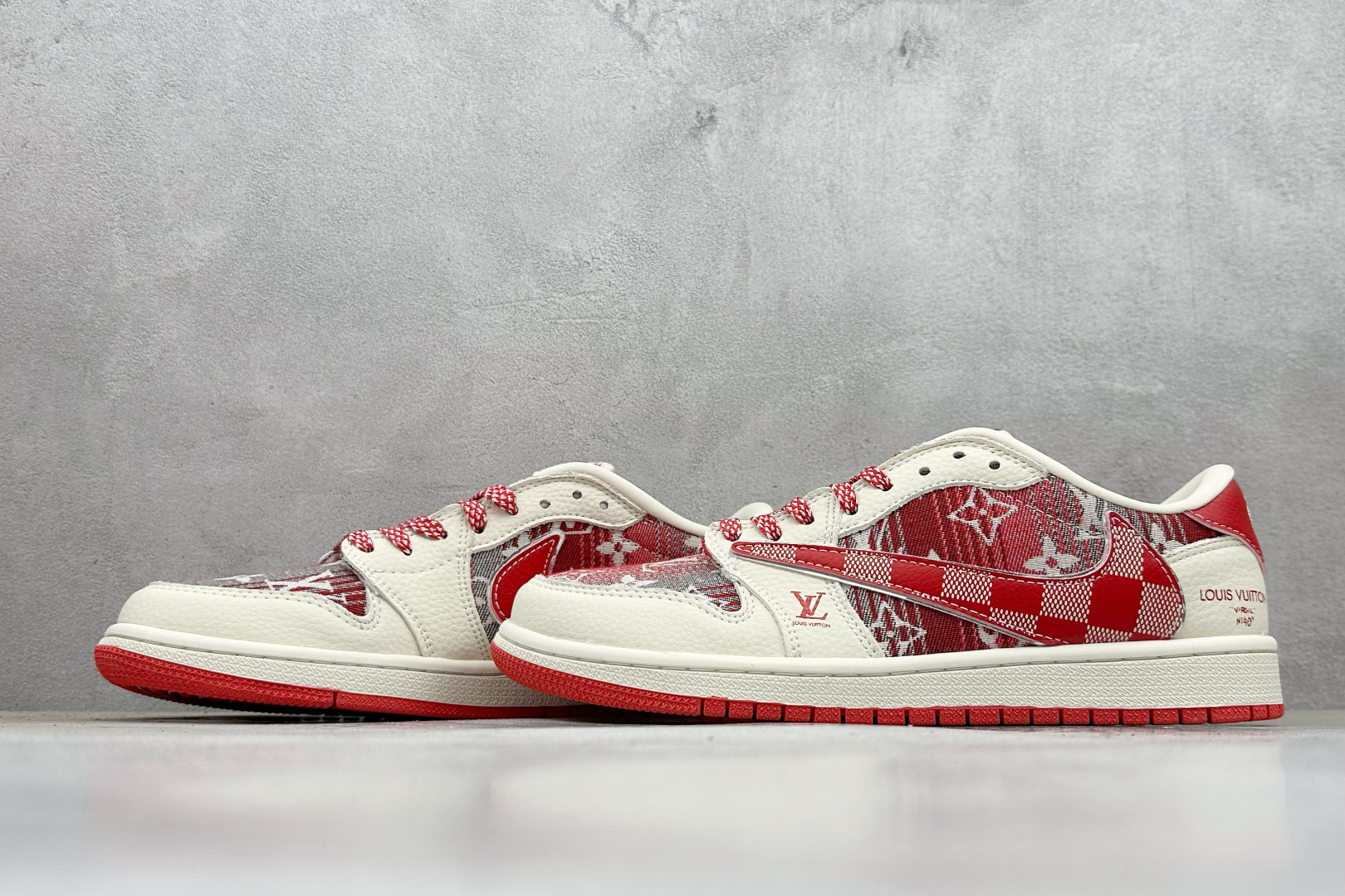 Travis Scott x Fragment Design x Jordan Air Jordan 1 Low SP “路易威登LV联名—立体LV印花” XS2025-067