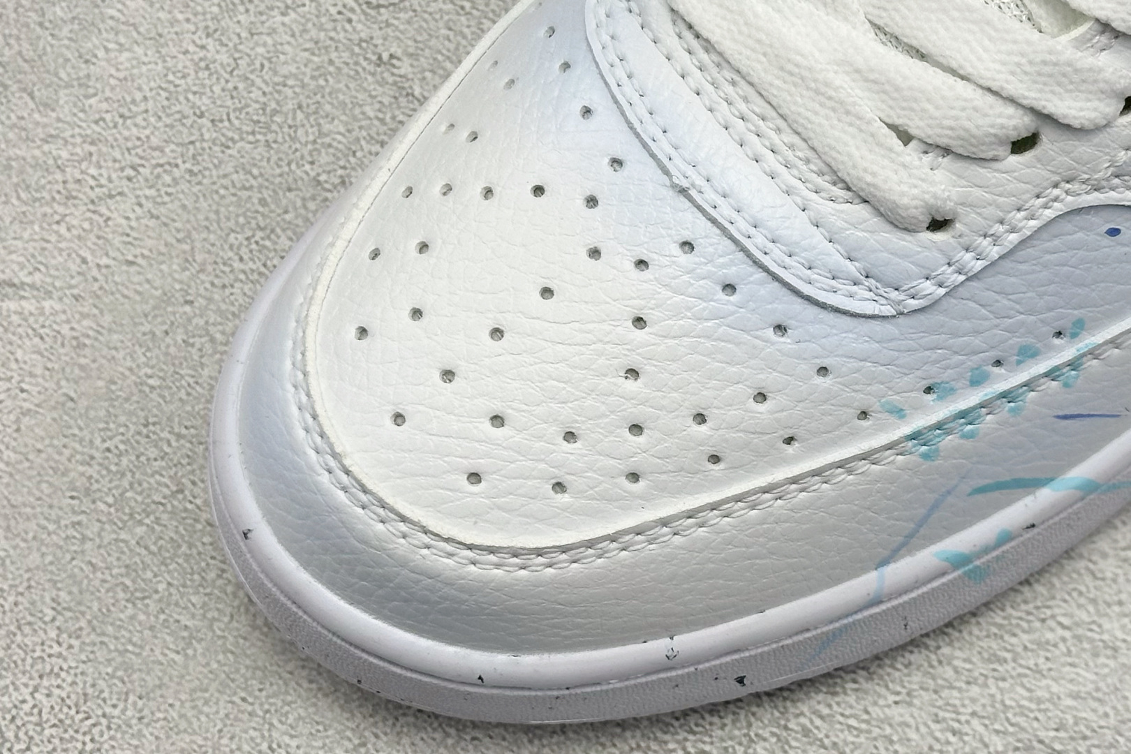 Nike Court Vision Low 定制涂鸦绑带 校园风低帮复古篮球板鞋 DH2987-101