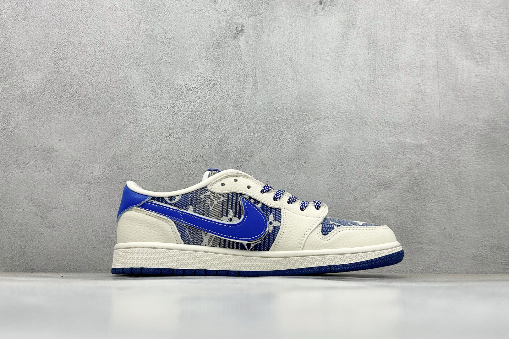 Travis Scott x Fragment Design x Jordan Air Jordan 1 Low SP “路易威登LV联名---帆布LV印花” XS2025-075
