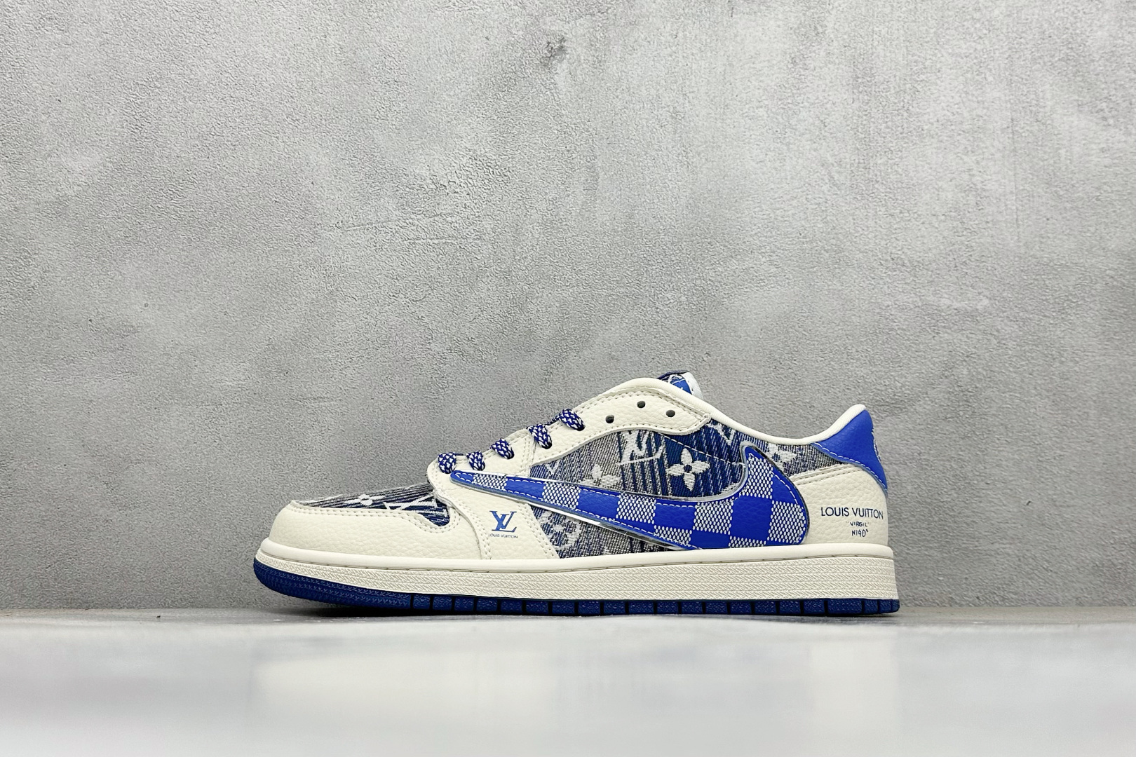 Travis Scott x Fragment Design x Jordan Air Jordan 1 Low SP “路易威登LV联名—帆布LV印花” XS2025-075
