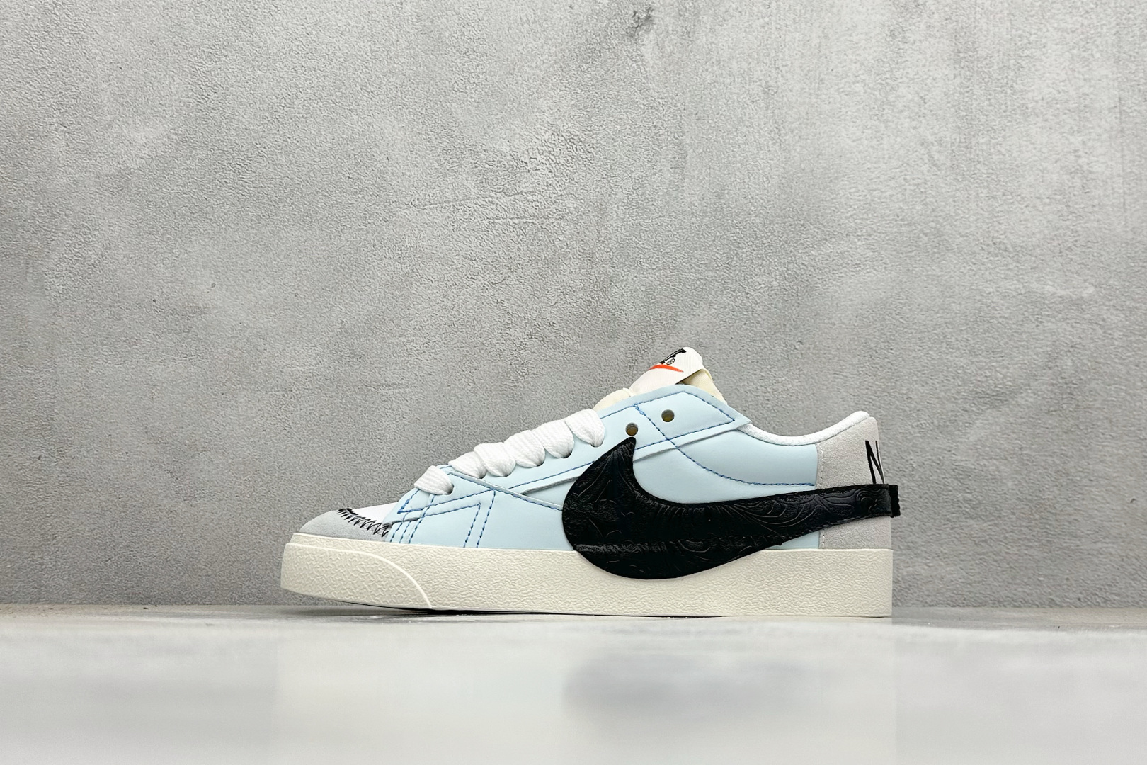PG版Nike Blazer low 77 JUMBO 开括者大勾低帮休闲板鞋 DN2158-110