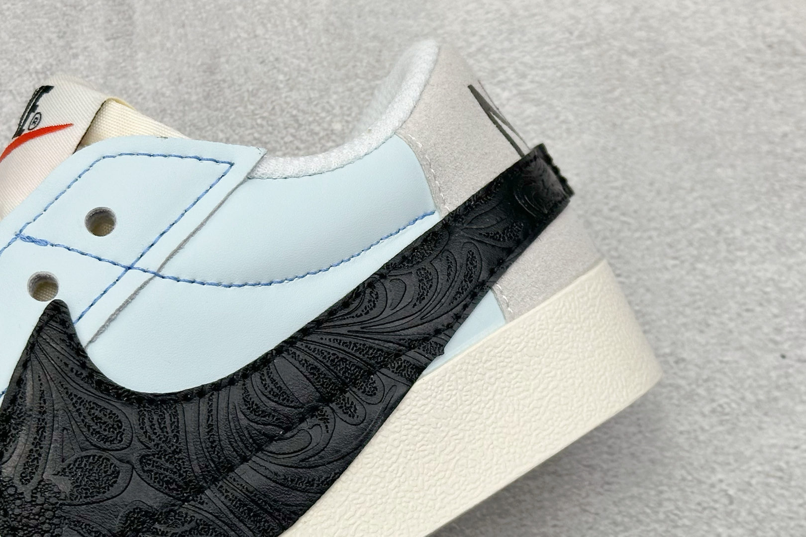 PG版Nike Blazer low 77 JUMBO 开括者大勾低帮休闲板鞋 DN2158-110