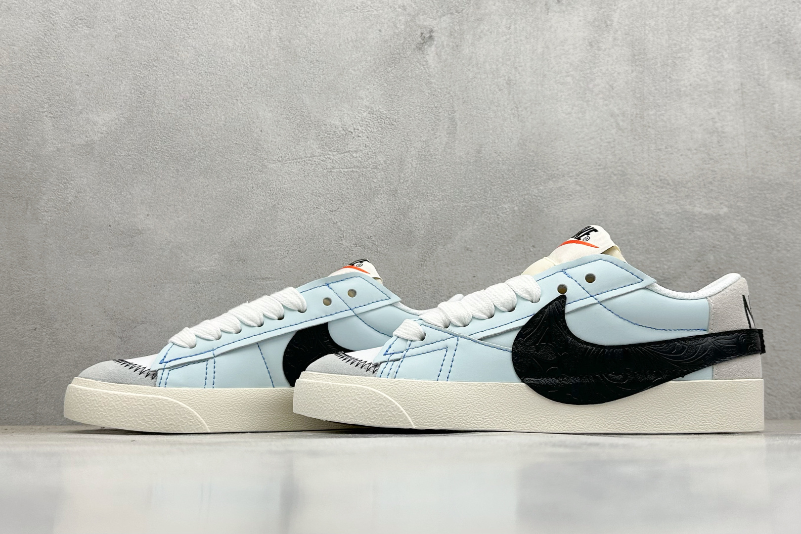 PG版Nike Blazer low 77 JUMBO 开括者大勾低帮休闲板鞋 DN2158-110