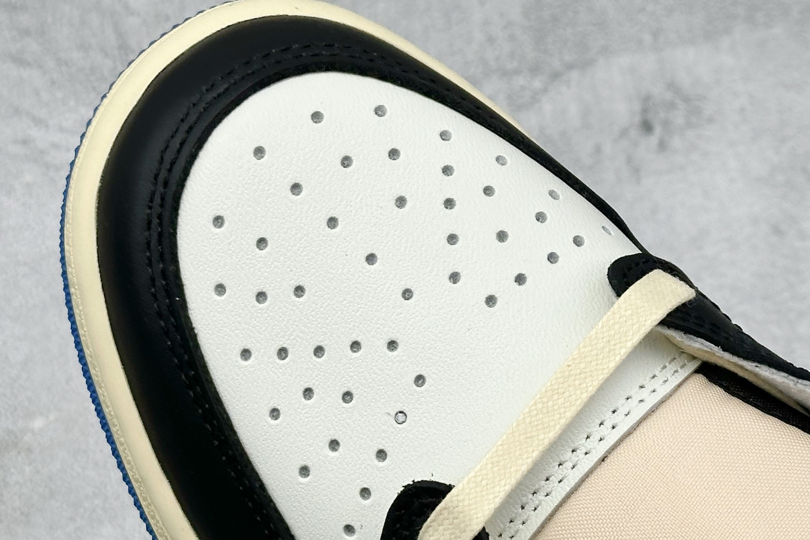 终端放店新F版Fragment x TS x Air Jordan 1 Low 三方联名低帮倒勾板鞋闪电