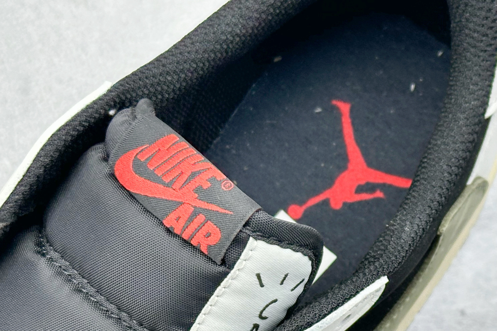 终端放店新F版Fragment x TS x Air Jordan 1 Low 三方联名低帮倒勾板鞋橄榄