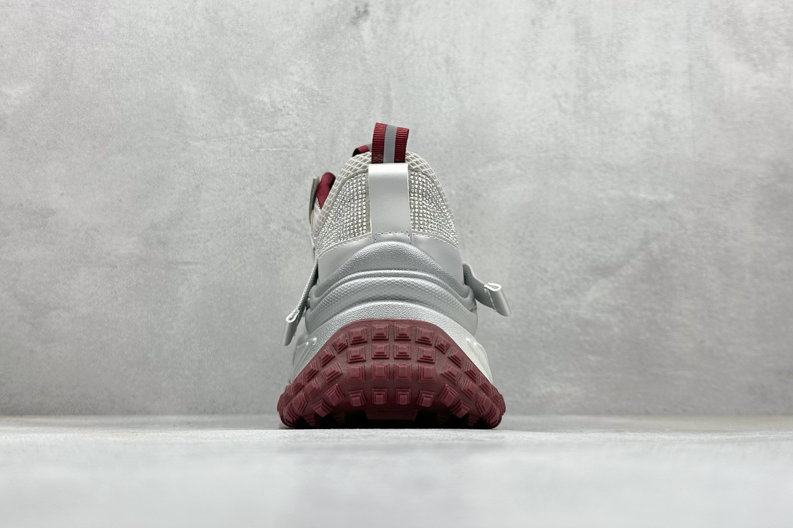 220 GG-CC Chunky Low安哥拉红镶钻休闲运动厚底增高老爹鞋